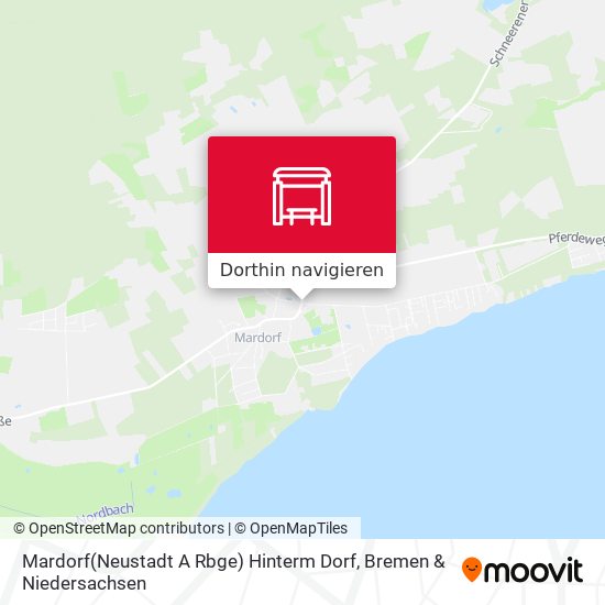 Mardorf(Neustadt A Rbge) Hinterm Dorf Karte
