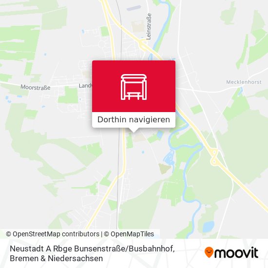 Neustadt A Rbge Bunsenstraße / Busbahnhof Karte