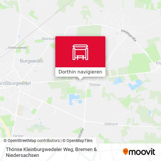 Thönse Kleinburgwedeler Weg Karte