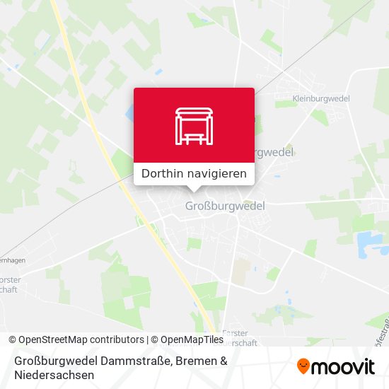 Großburgwedel Dammstraße Karte