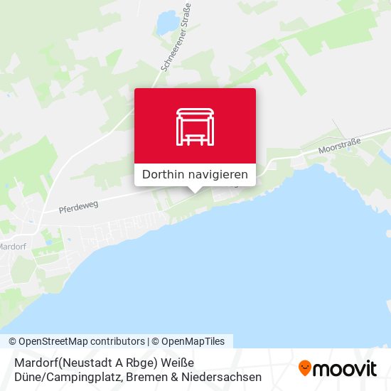 Mardorf(Neustadt A Rbge) Weiße Düne / Campingplatz Karte