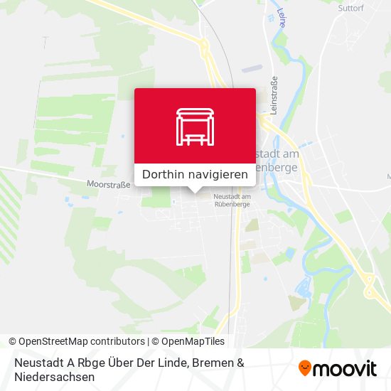 Neustadt A Rbge Über Der Linde Karte