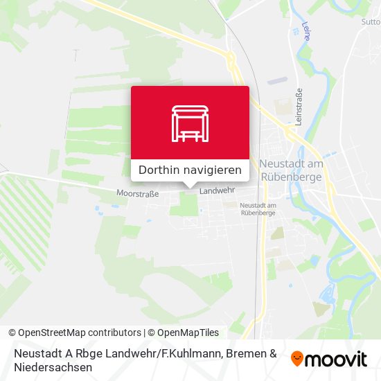 Neustadt A Rbge Landwehr / F.Kuhlmann Karte