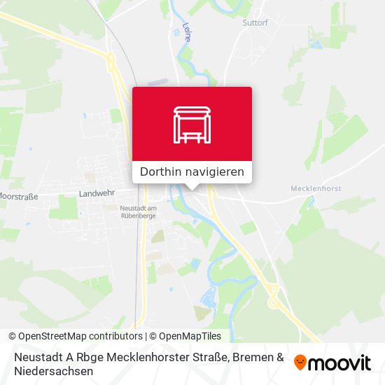 Neustadt A Rbge Mecklenhorster Straße Karte