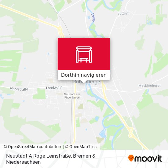 Neustadt A Rbge Leinstraße Karte