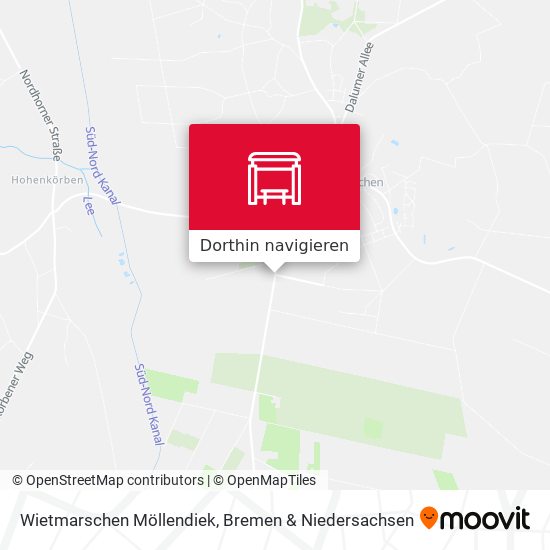 Wietmarschen Möllendiek Karte