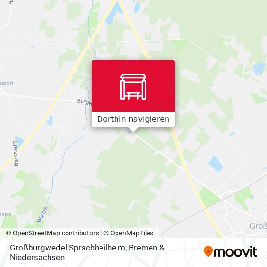 Großburgwedel Sprachheilheim Karte