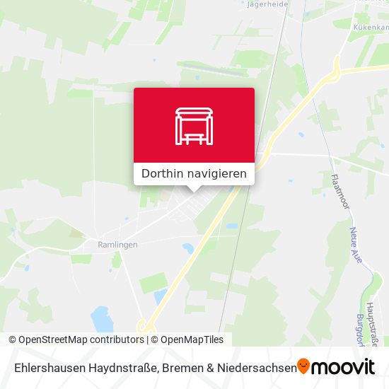 Ehlershausen Haydnstraße Karte