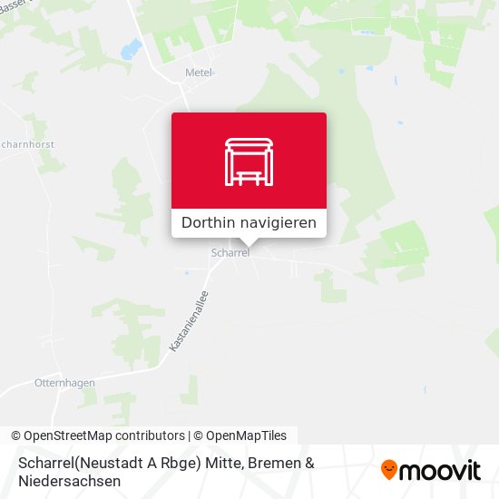 Scharrel(Neustadt A Rbge) Mitte Karte