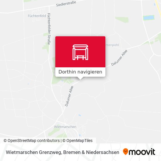 Wietmarschen Grenzweg Karte