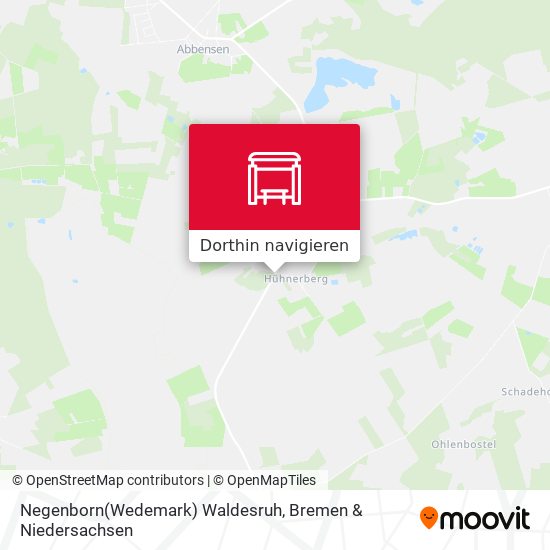 Negenborn(Wedemark) Waldesruh Karte