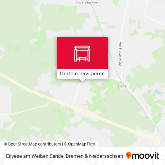 Eilvese am Weißen Sande Karte