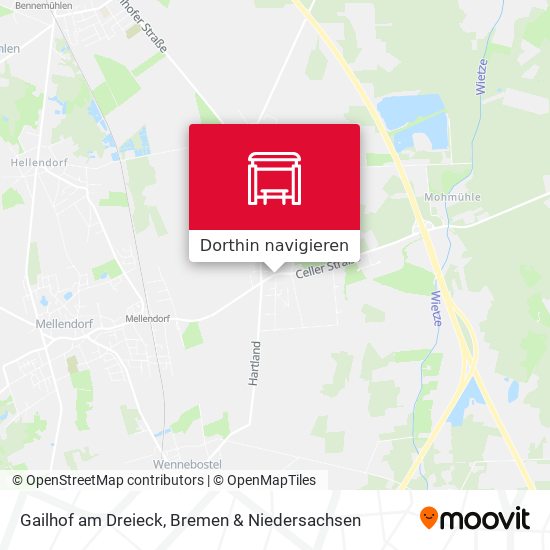 Gailhof am Dreieck Karte