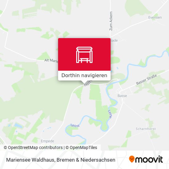 Mariensee Waldhaus Karte