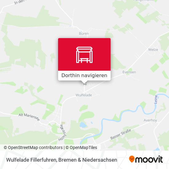 Wulfelade Fillerfuhren Karte