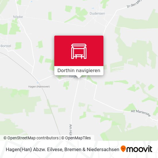 Hagen(Han) Abzw. Eilvese Karte