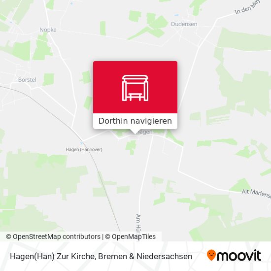 Hagen(Han) Zur Kirche Karte