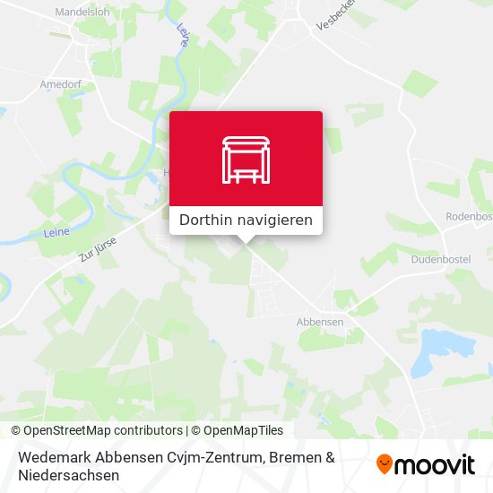 Wedemark Abbensen Cvjm-Zentrum Karte
