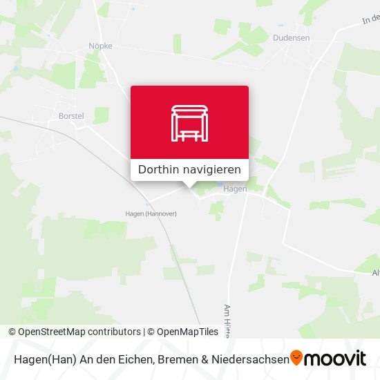 Hagen(Han) An den Eichen Karte