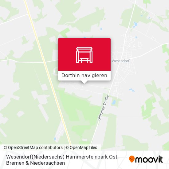 Wesendorf(Niedersachs) Hammersteinpark Ost Karte