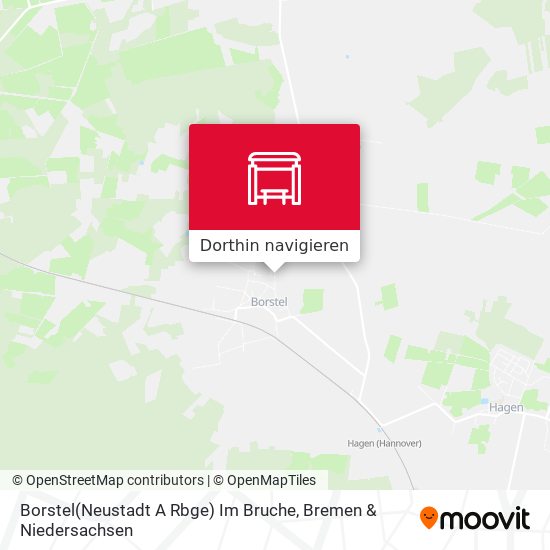 Borstel(Neustadt A Rbge) Im Bruche Karte