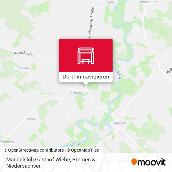 Mandelsloh Gasthof Wiebe Karte