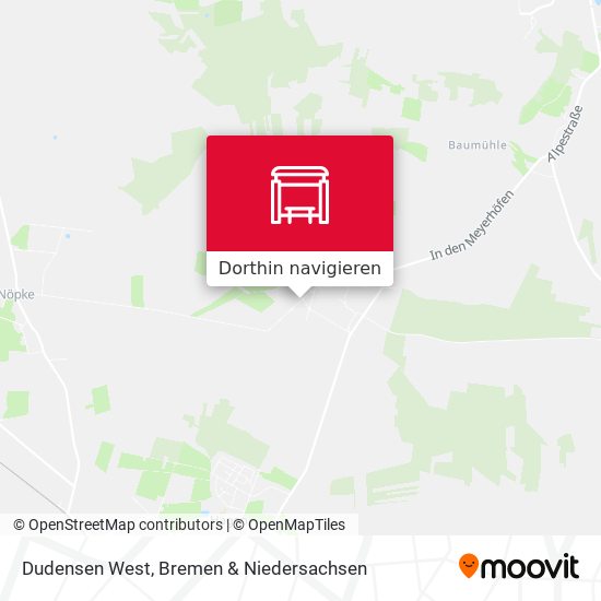 Dudensen West Karte