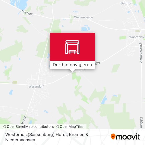 Westerholz(Sassenburg) Horst Karte