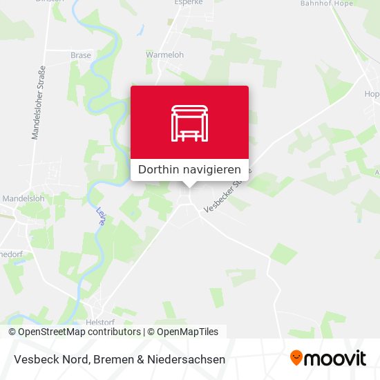 Vesbeck Nord Karte