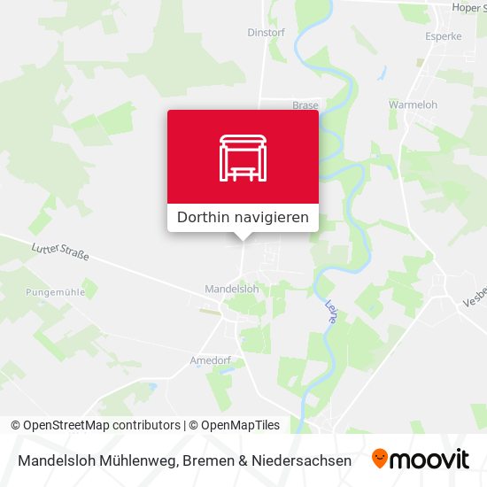 Mandelsloh Mühlenweg Karte
