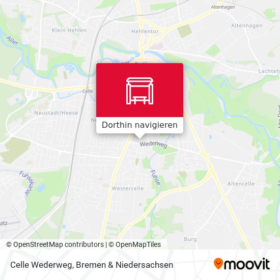 Celle Wederweg Karte