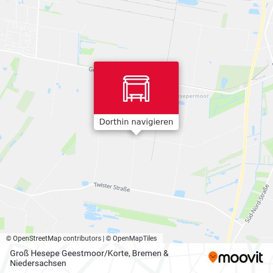 Groß Hesepe Geestmoor/Korte Karte