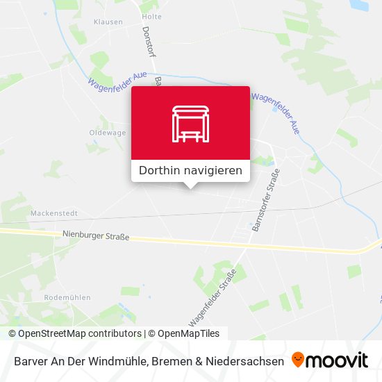 Barver An Der Windmühle Karte