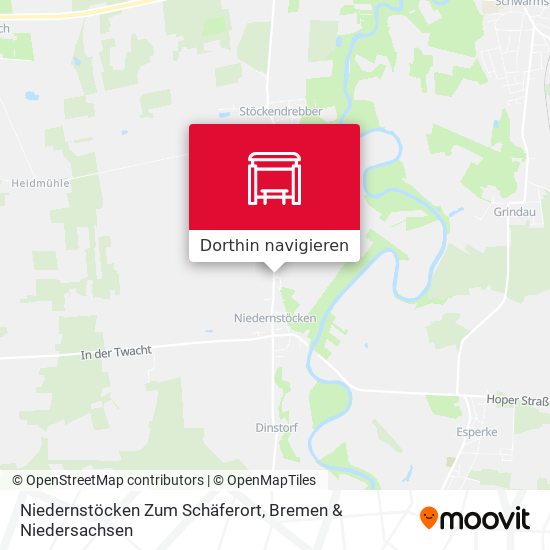 Niedernstöcken Zum Schäferort Karte