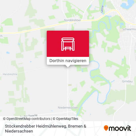 Stöckendrebber Heidmühlenweg Karte