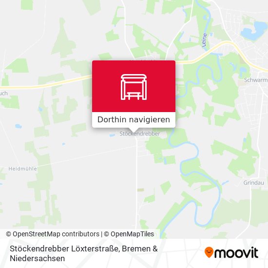Stöckendrebber Löxterstraße Karte