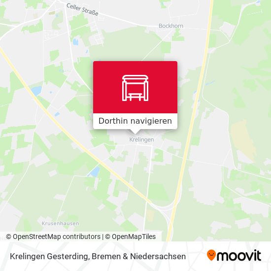 Krelingen Gesterding Karte