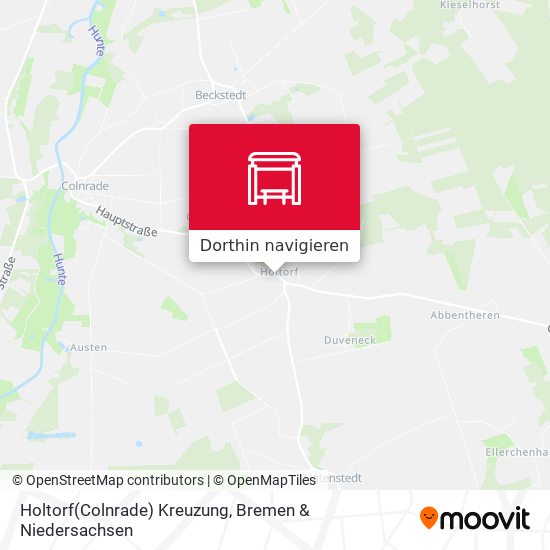 Holtorf(Colnrade) Kreuzung Karte