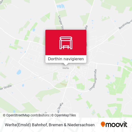 Werlte(Emsld) Bahnhof Karte