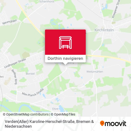Verden(Aller) Karoline-Herschel-Straße Karte