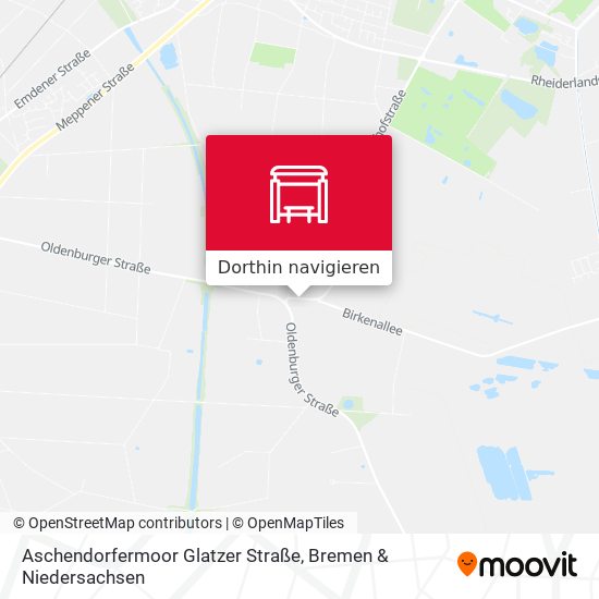 Aschendorfermoor Glatzer Straße Karte