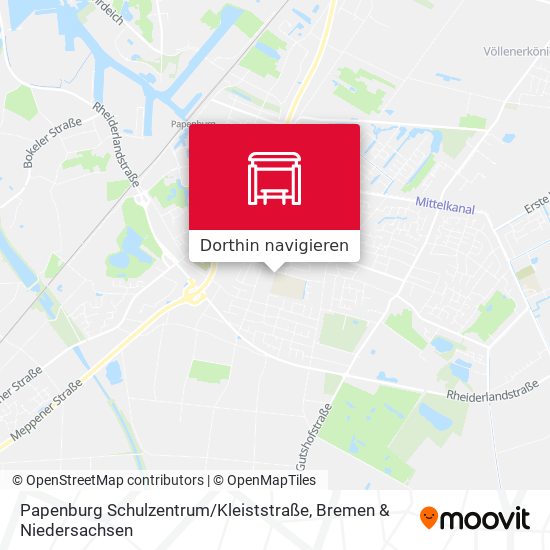 Papenburg Schulzentrum / Kleiststraße Karte