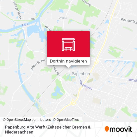 Papenburg Alte Werft / Zeitspeicher Karte