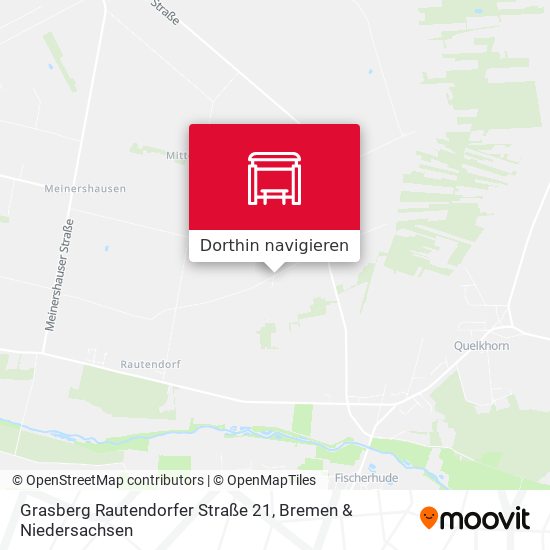 Grasberg Rautendorfer Straße 21 Karte