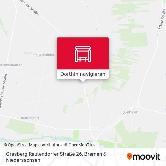 Grasberg Rautendorfer Straße 26 Karte
