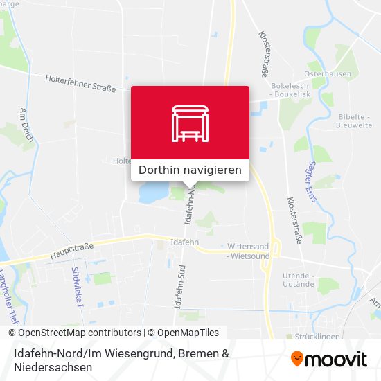 Idafehn-Nord/Im Wiesengrund Karte