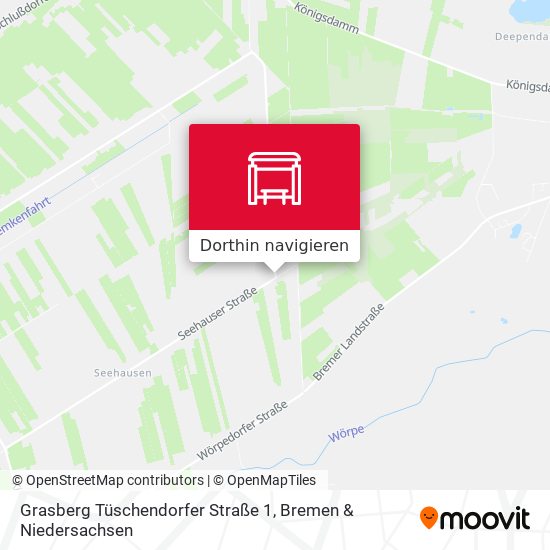 Grasberg Tüschendorfer Straße 1 Karte