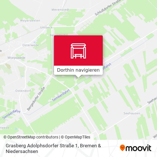 Grasberg Adolphsdorfer Straße 1 Karte