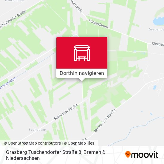 Grasberg Tüschendorfer Straße 8 Karte