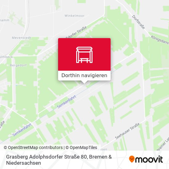 Grasberg Adolphsdorfer Straße 80 Karte